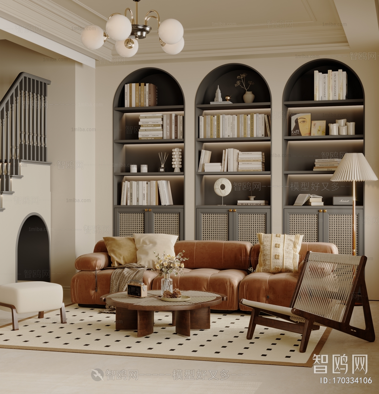 French Style Hallway