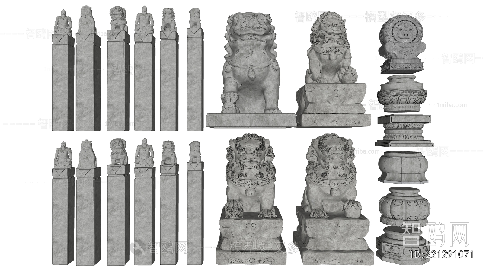 Chinese Style Column