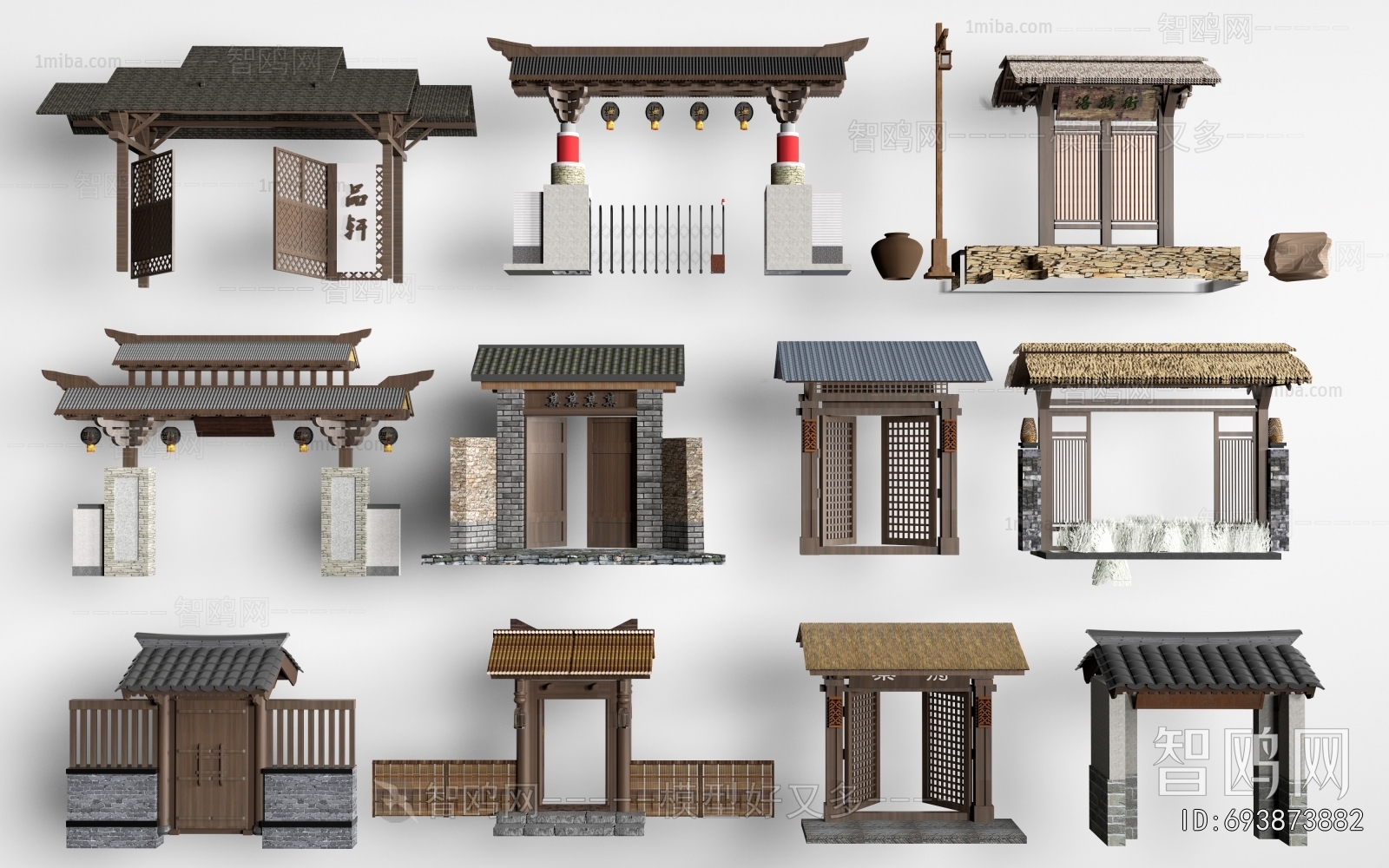 Chinese Style Facade Element