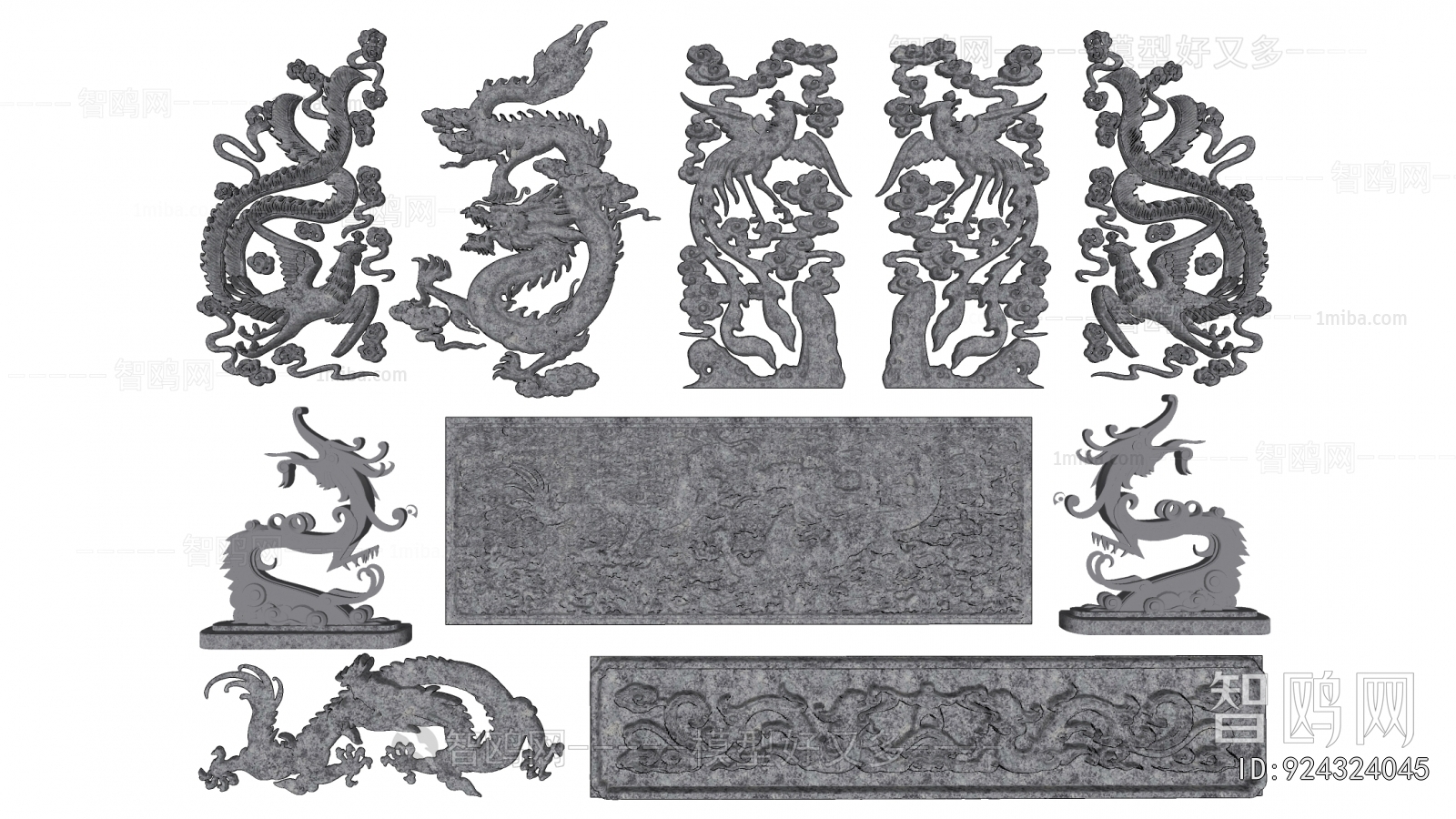 New Chinese Style Stone Carving