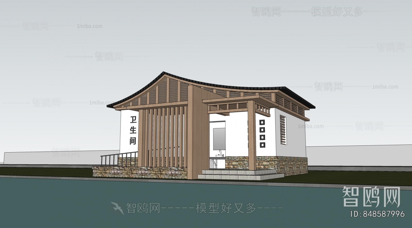 New Chinese Style Public Building