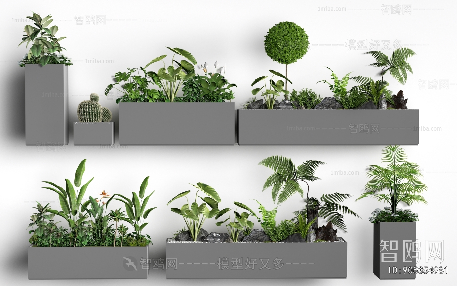 Modern Flower Bed, Flower Bowl, Flower Box