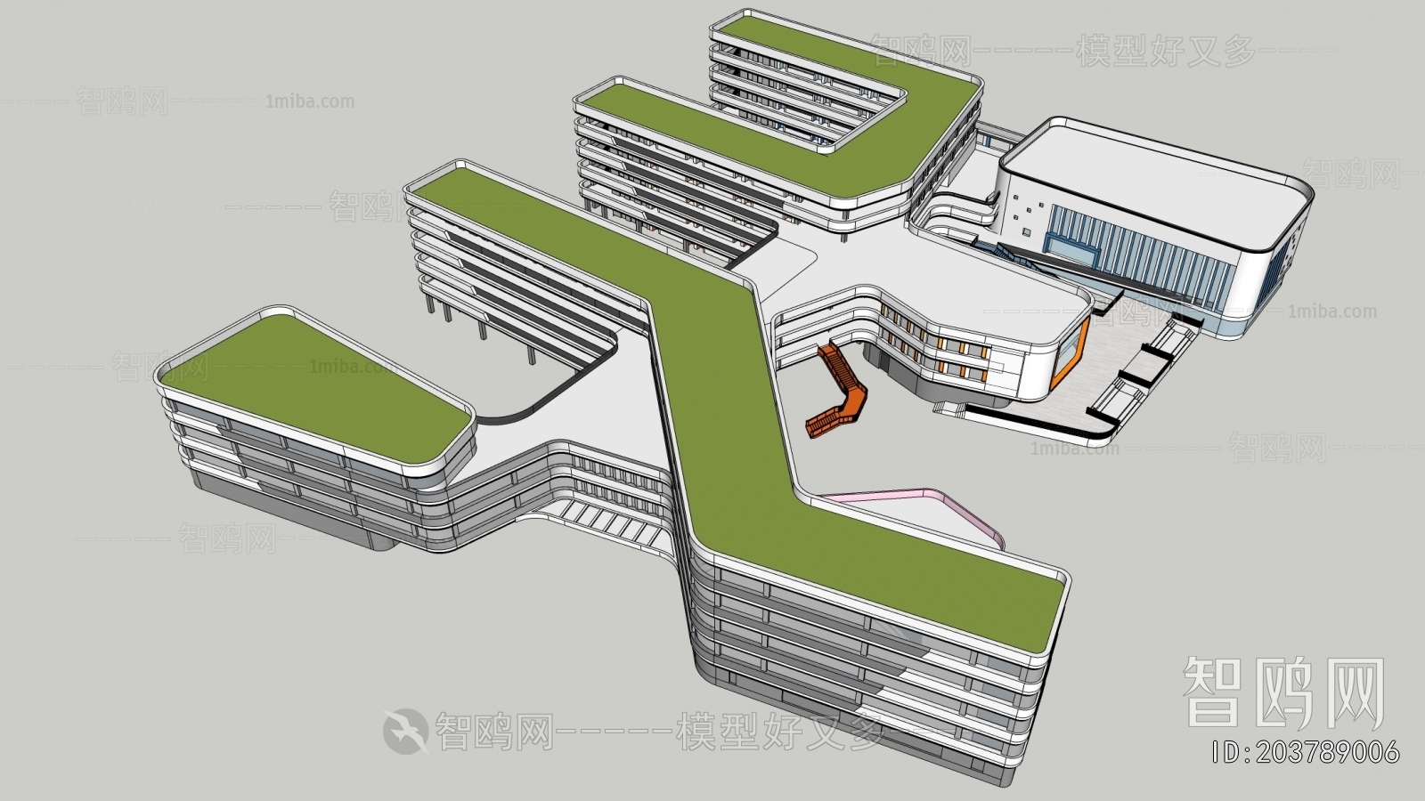 Modern School Building