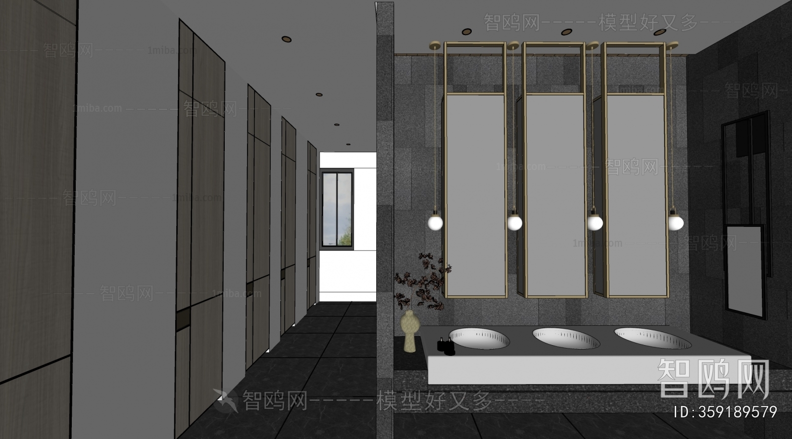 Modern Public Toilet