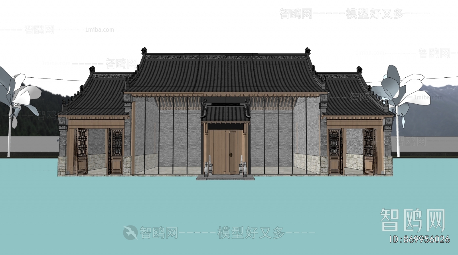 Chinese Style Ancient Architectural Buildings