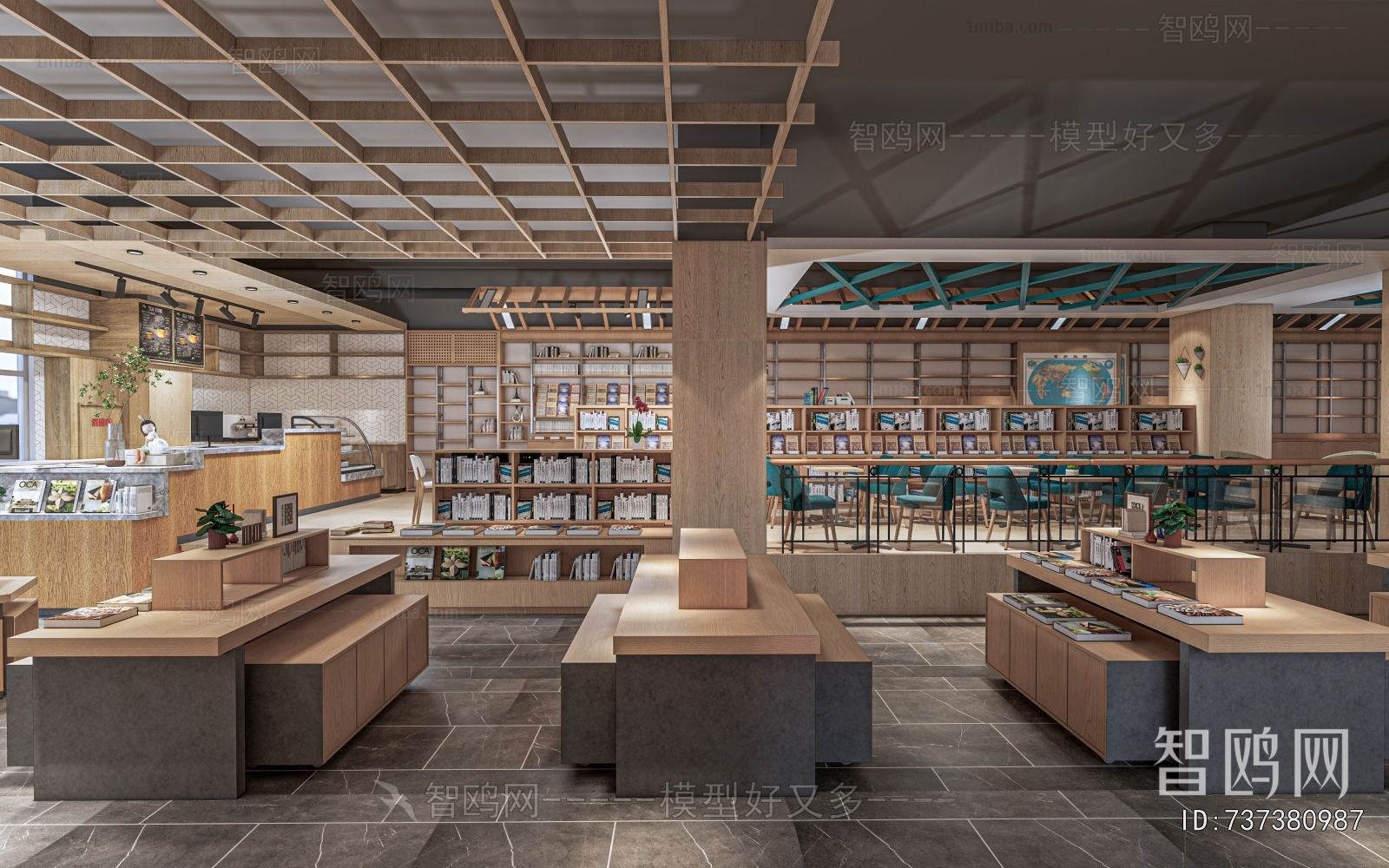 Modern Bookstore Book Bar