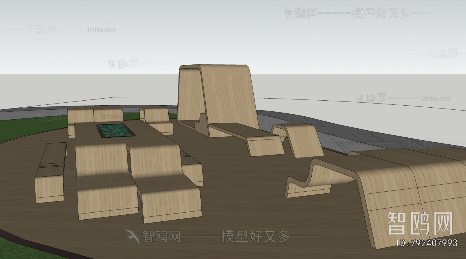 Modern Communal Chair