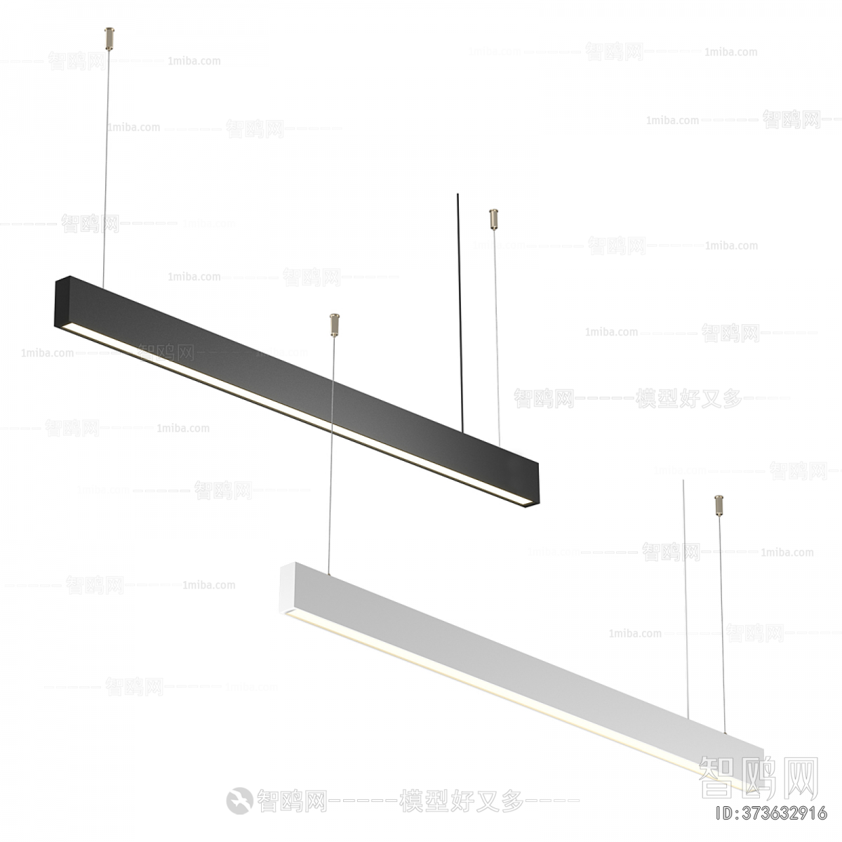 Modern Long Chandelier