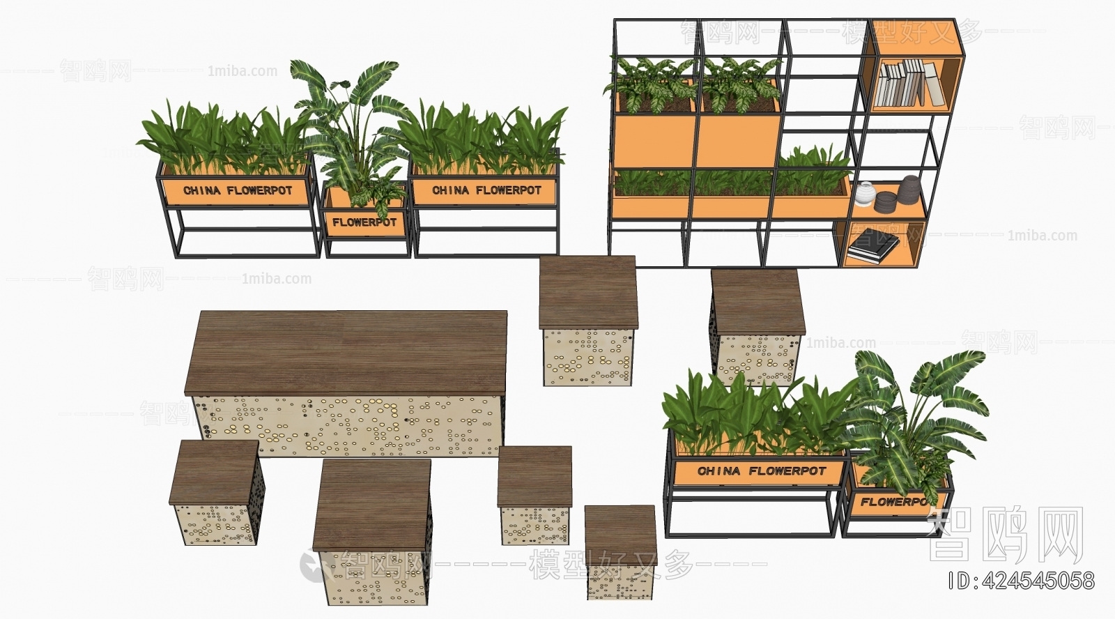 Modern Flower Bed, Flower Bowl, Flower Box