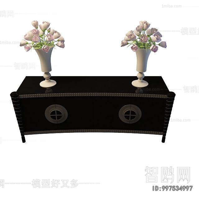 Chinese Style Side Cabinet