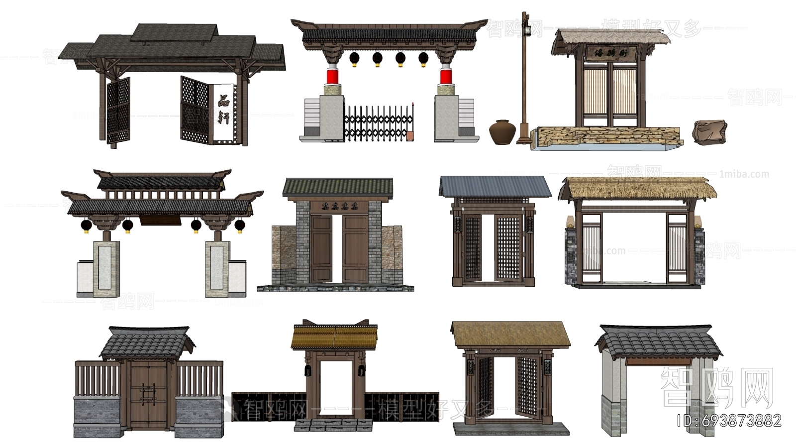 Chinese Style Facade Element