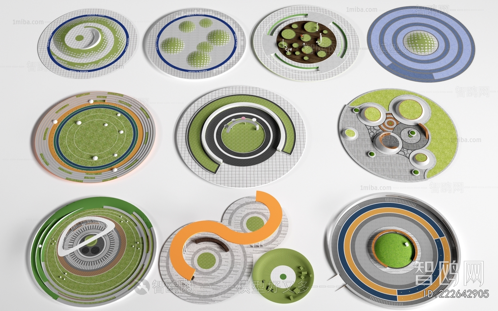 Modern Park Landscape