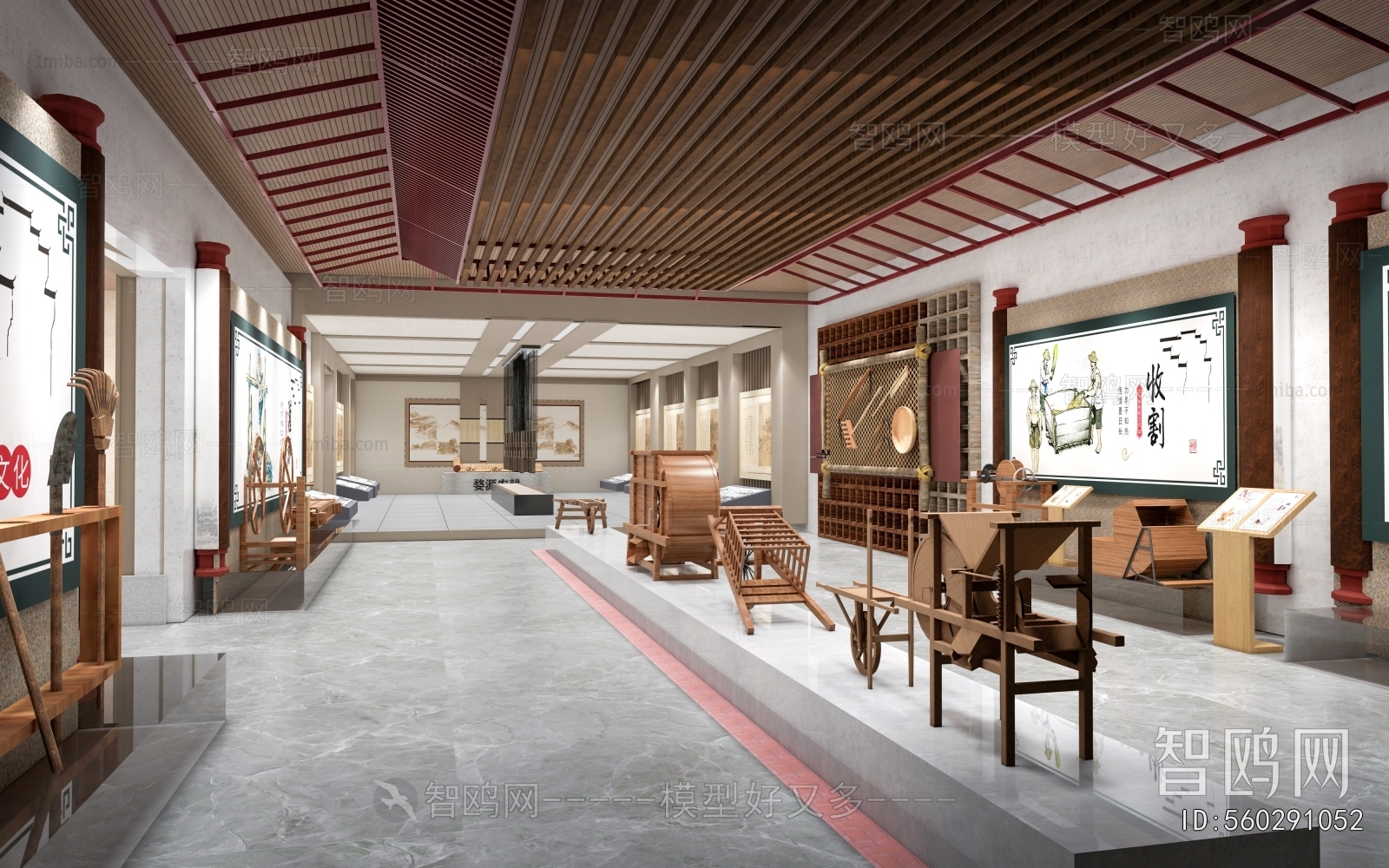 New Chinese Style Exhibition Hall