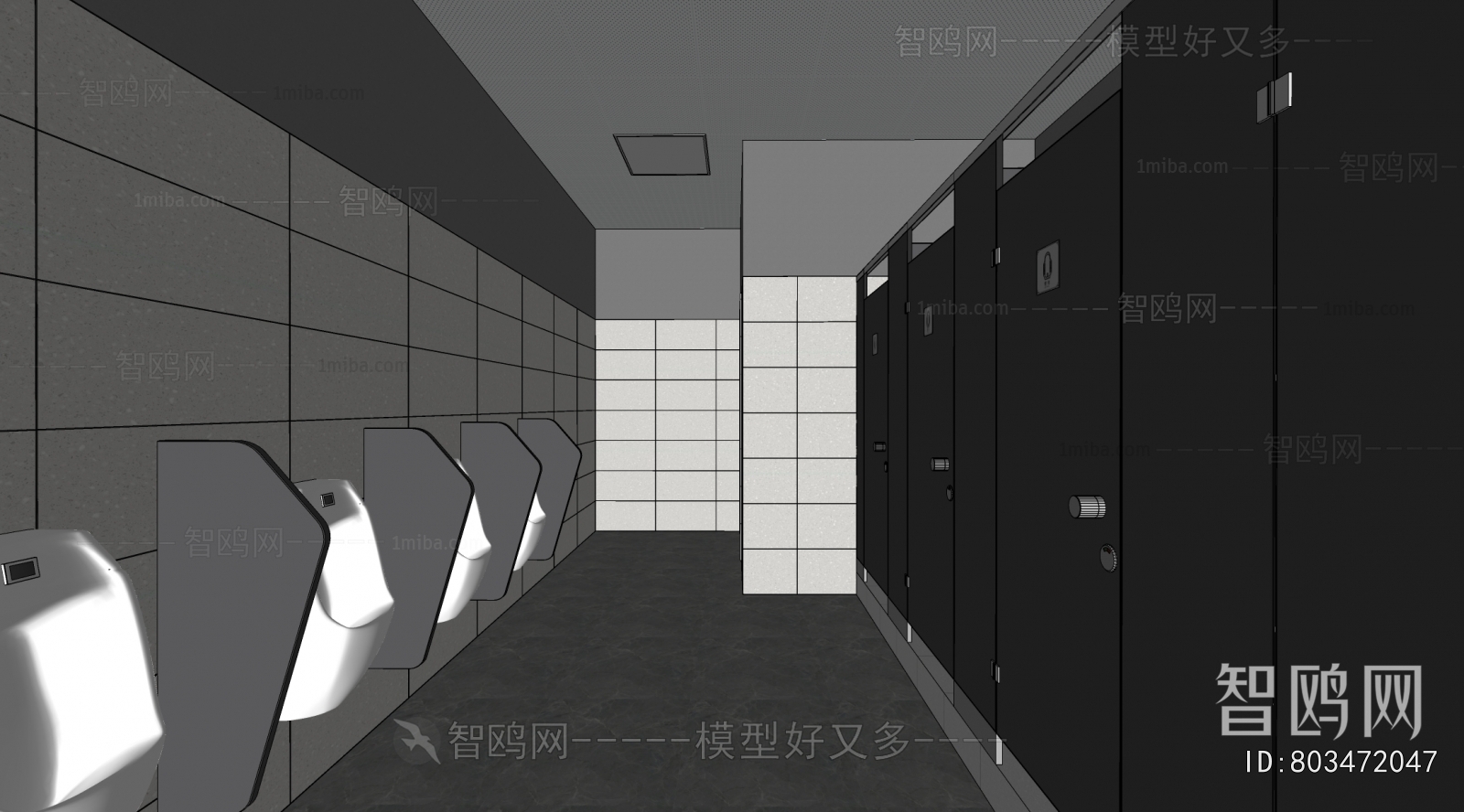 Modern Public Toilet