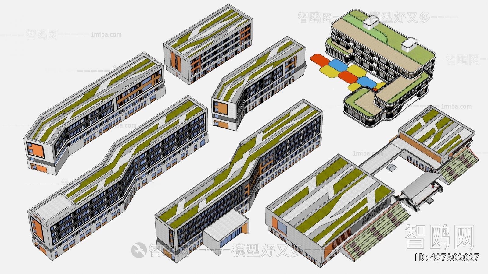 Modern School Building