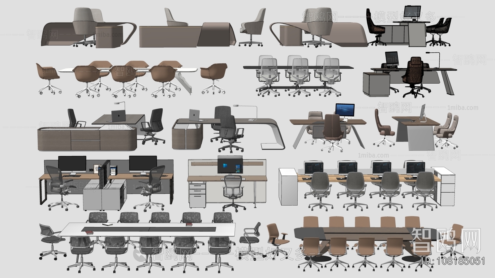 Modern Office Desk And Chair