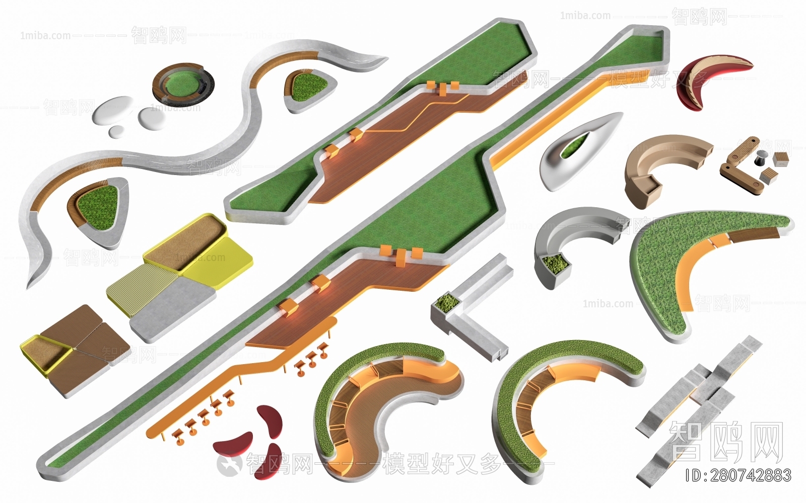 Modern Communal Chair