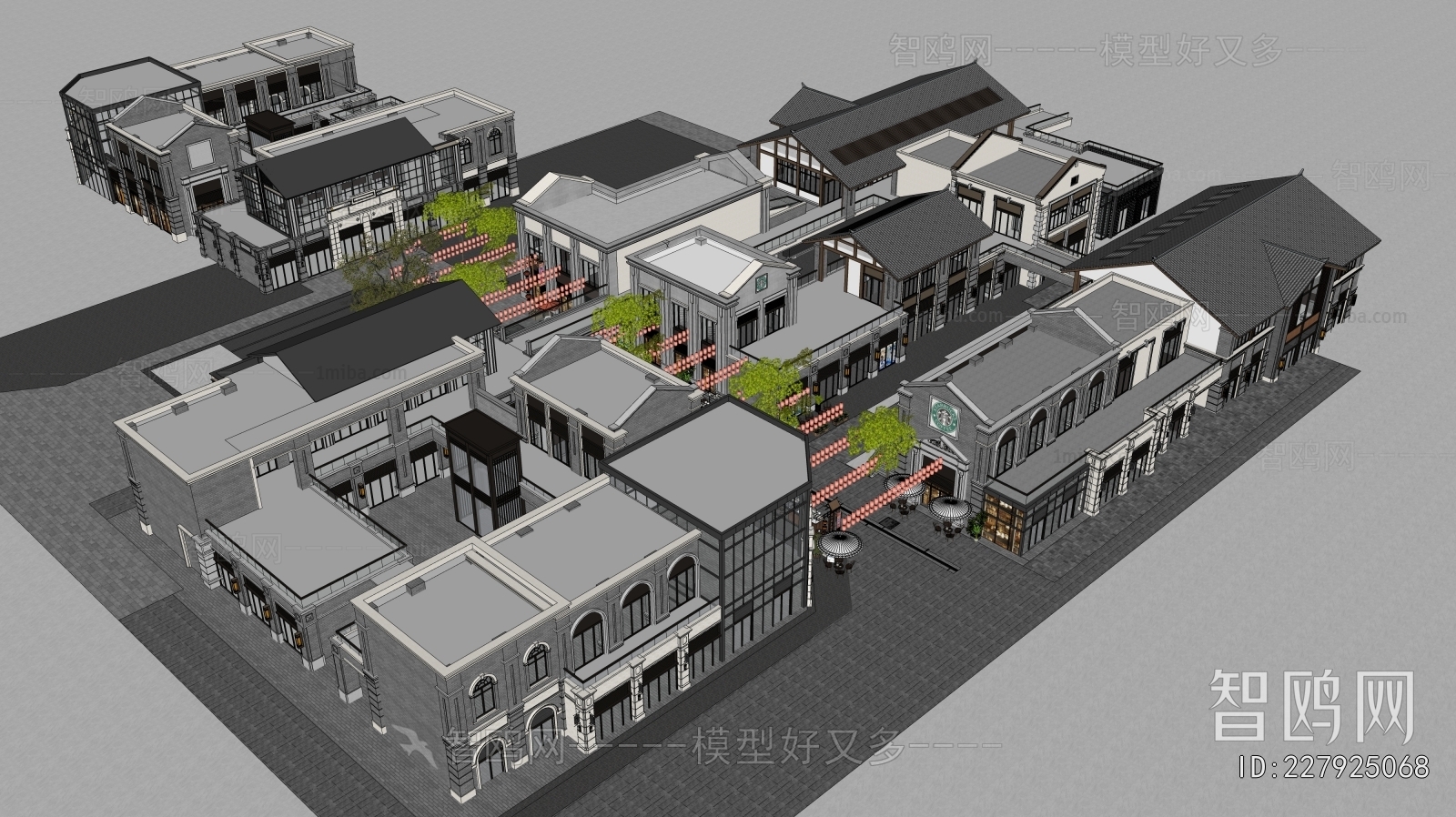 Chinese Style Commercial Street