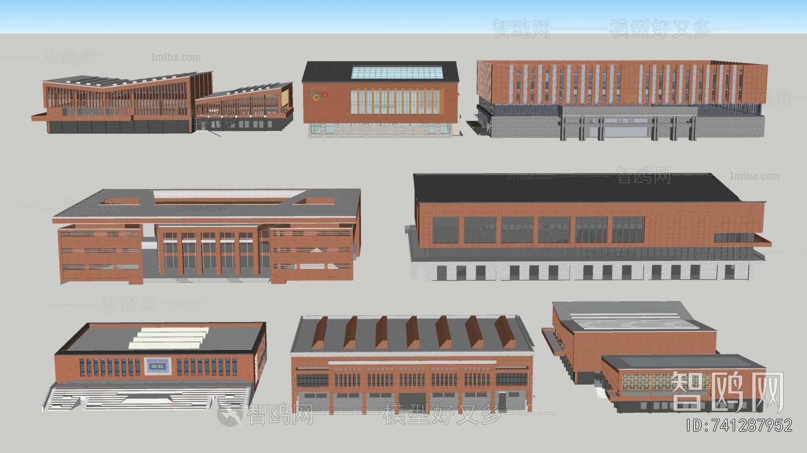 Modern Indoor Stadium