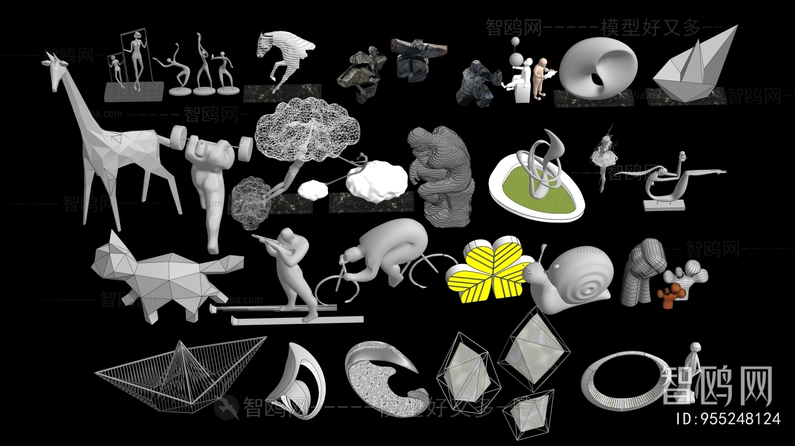 Modern Sculpture Sketch