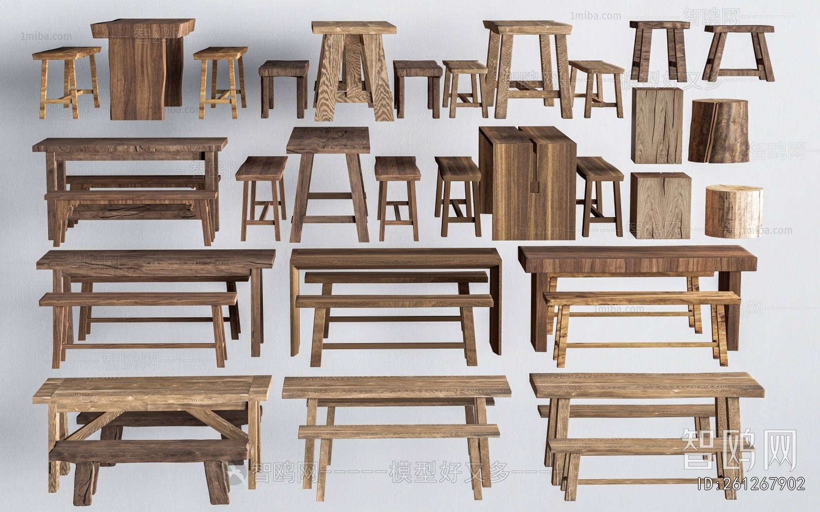 New Chinese Style Wooden Bench Or Stool