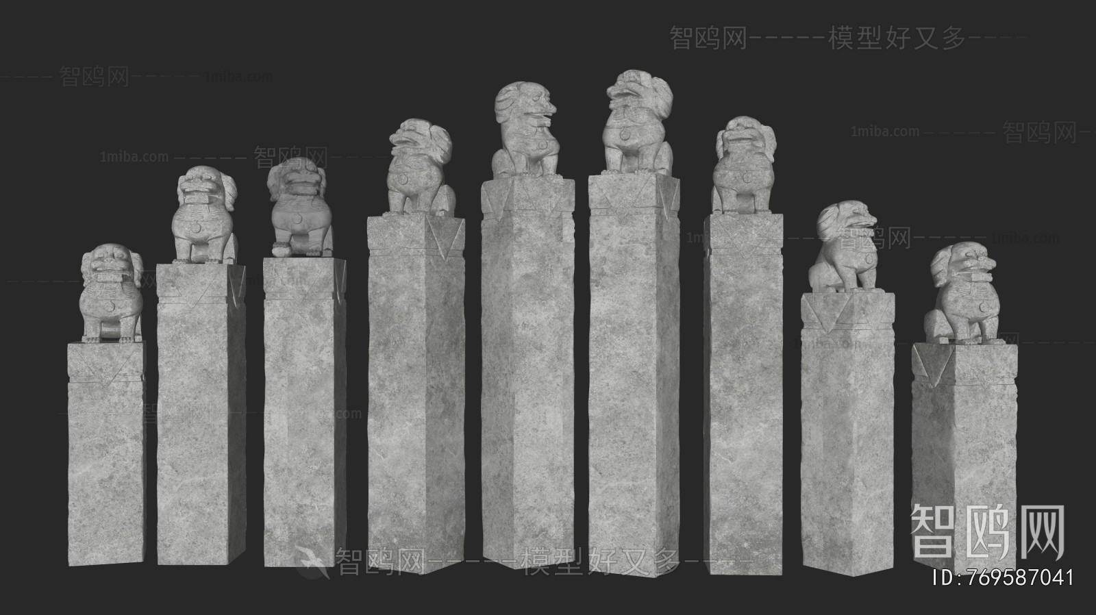 Chinese Style Column