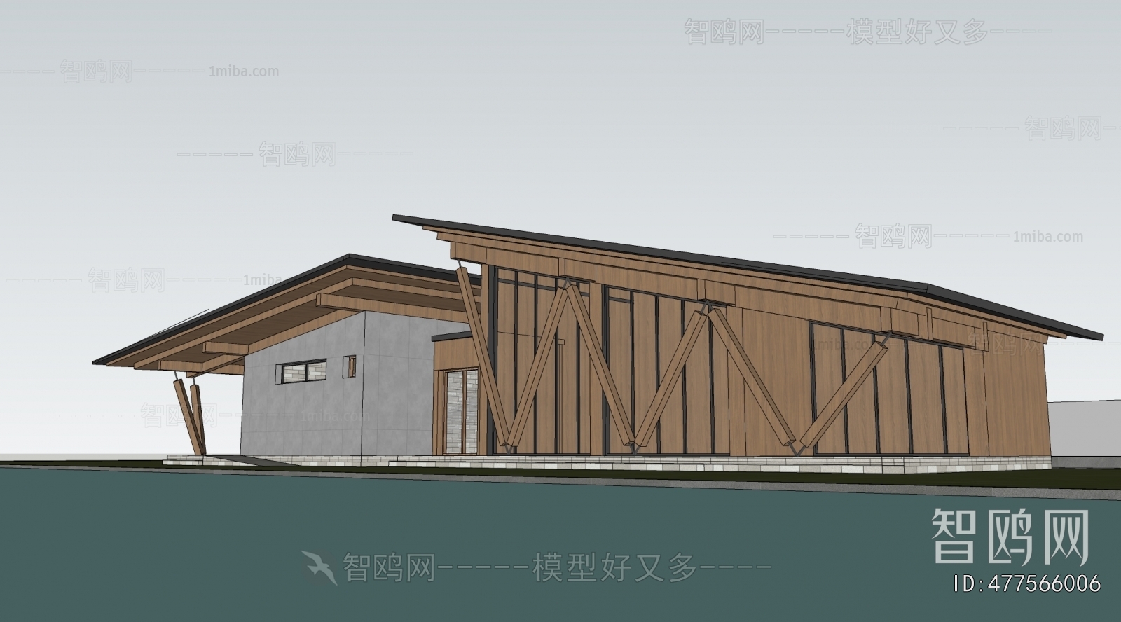 New Chinese Style Public Building