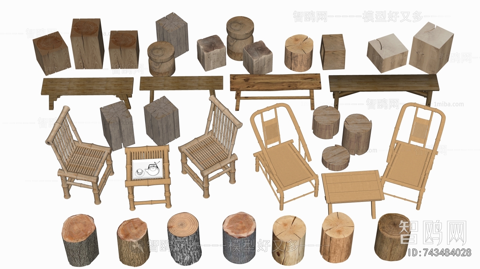 New Chinese Style Lounge Chair