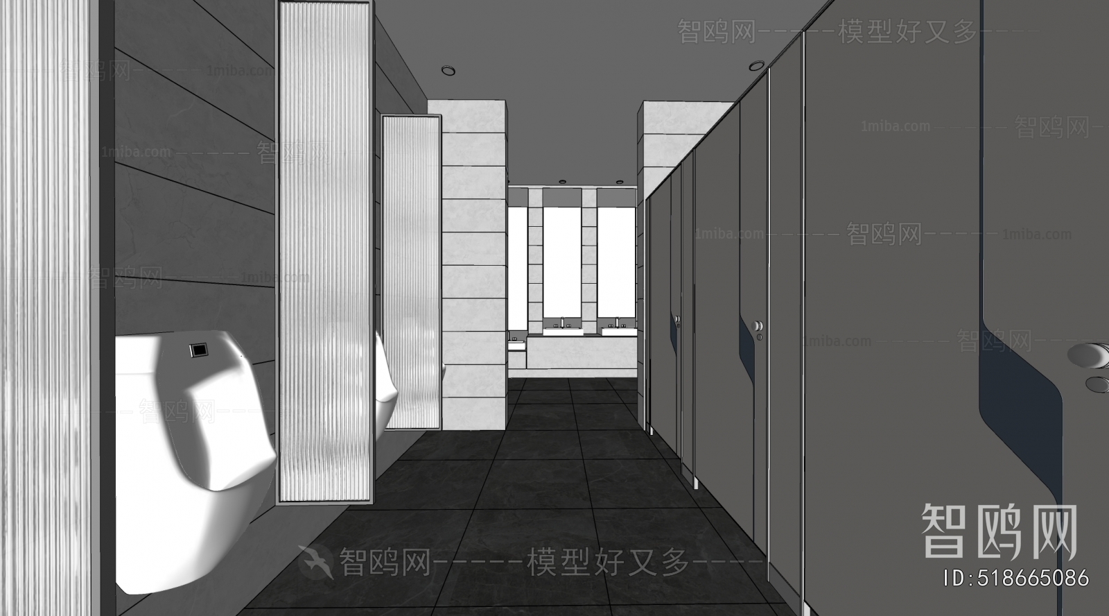 Modern Public Toilet