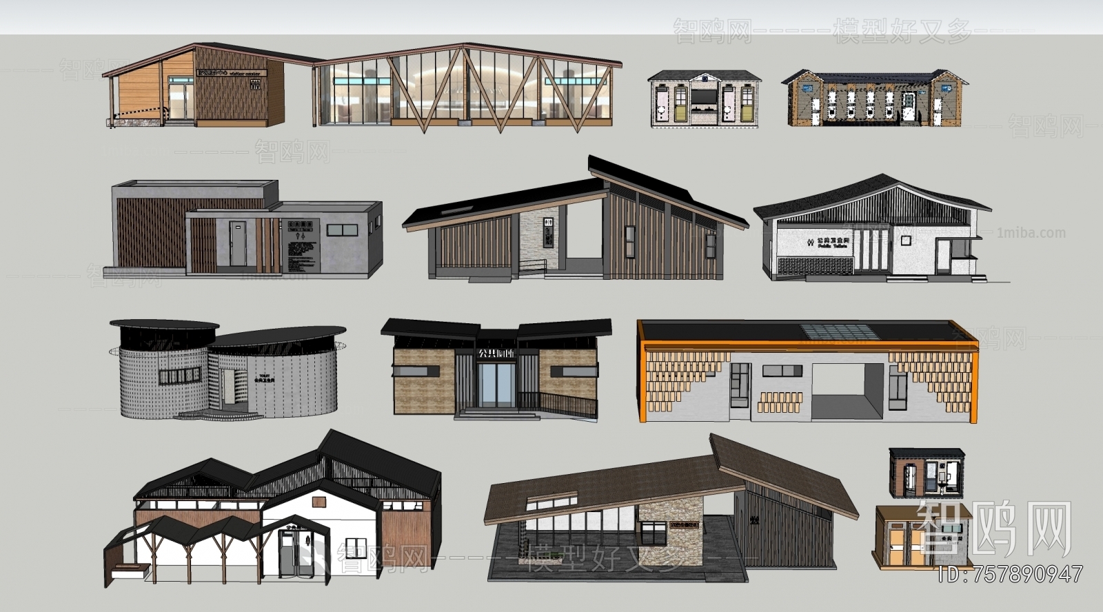 New Chinese Style Public Building