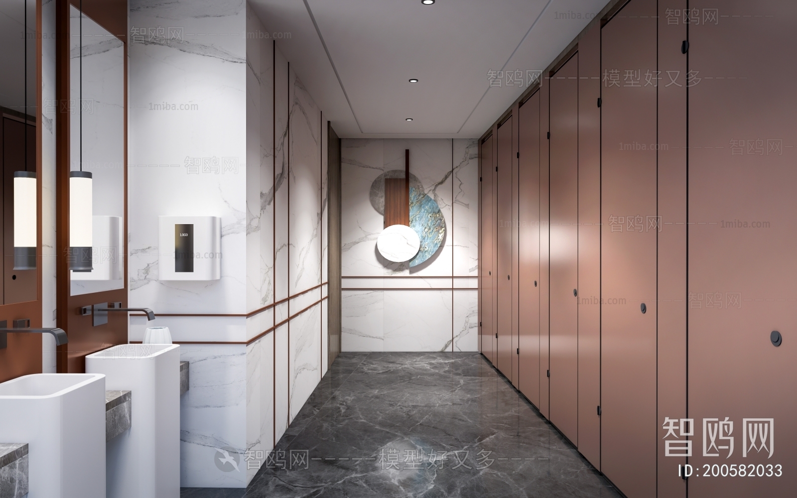 Modern Public Toilet