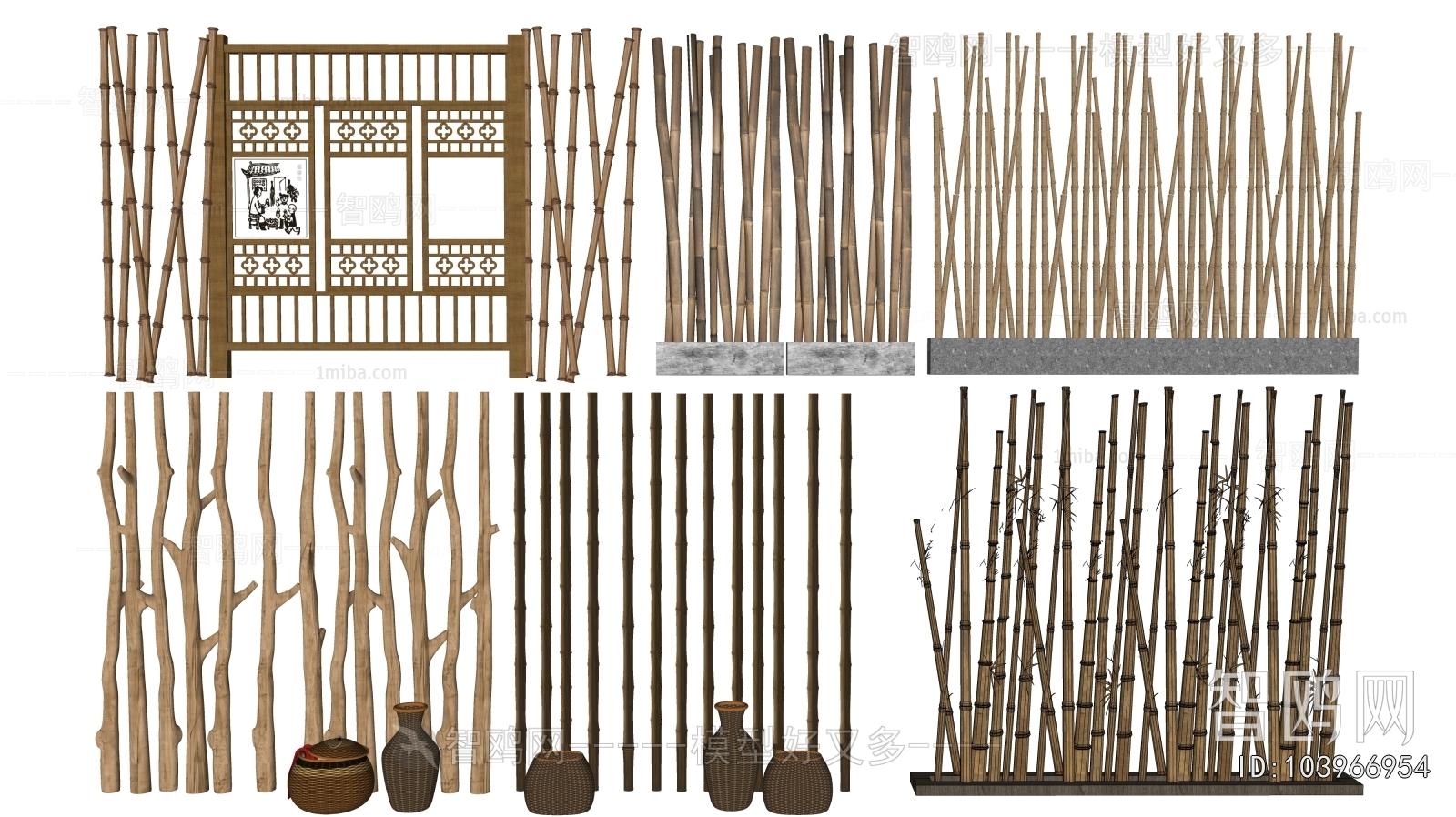 New Chinese Style Wooden Screen Partition