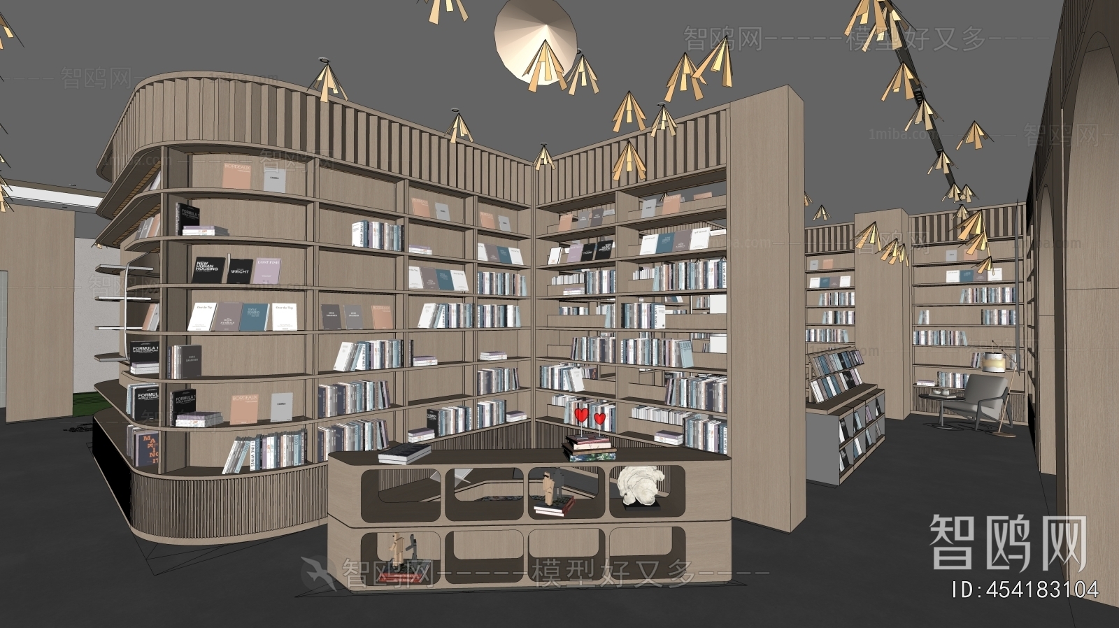 Modern Bookstore Book Bar