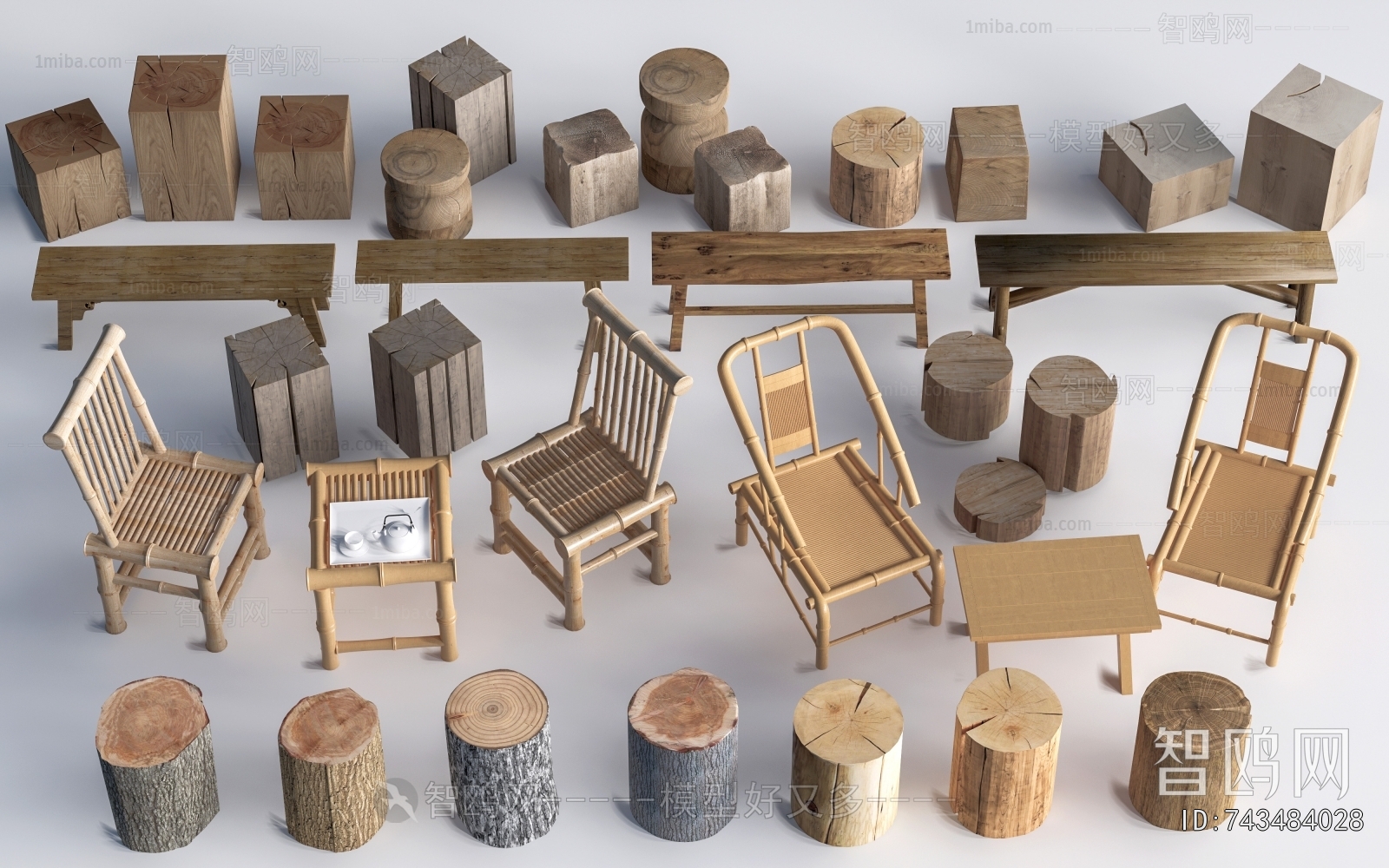 New Chinese Style Lounge Chair