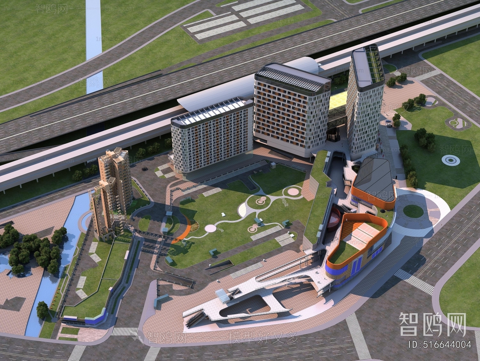 Chinese Style Architectural Bird's-eye View Planning