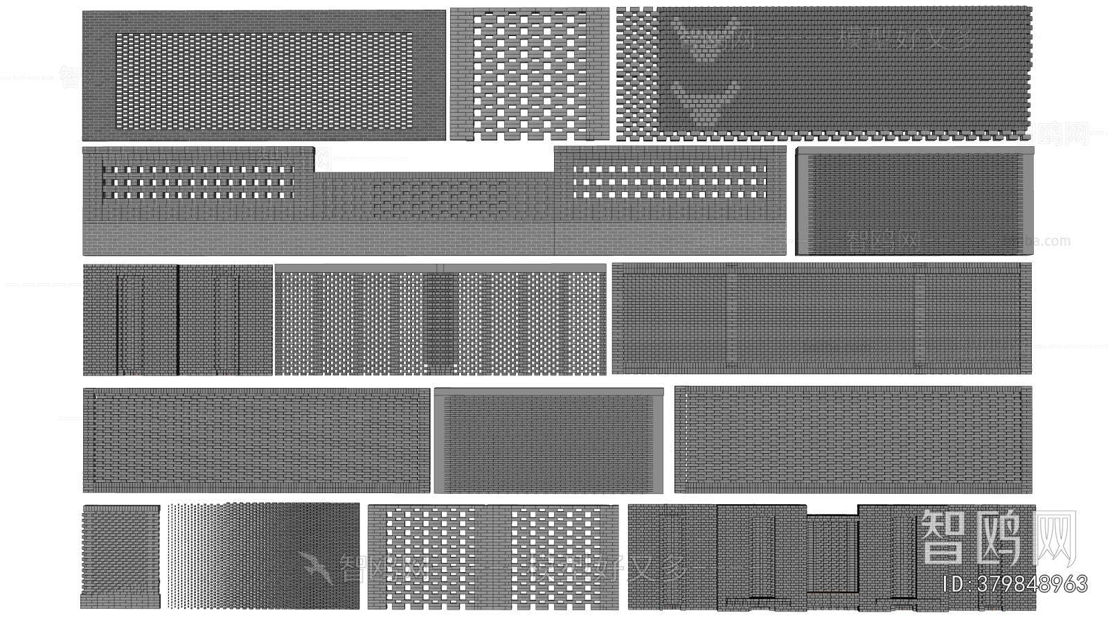 New Chinese Style Landscape Wall