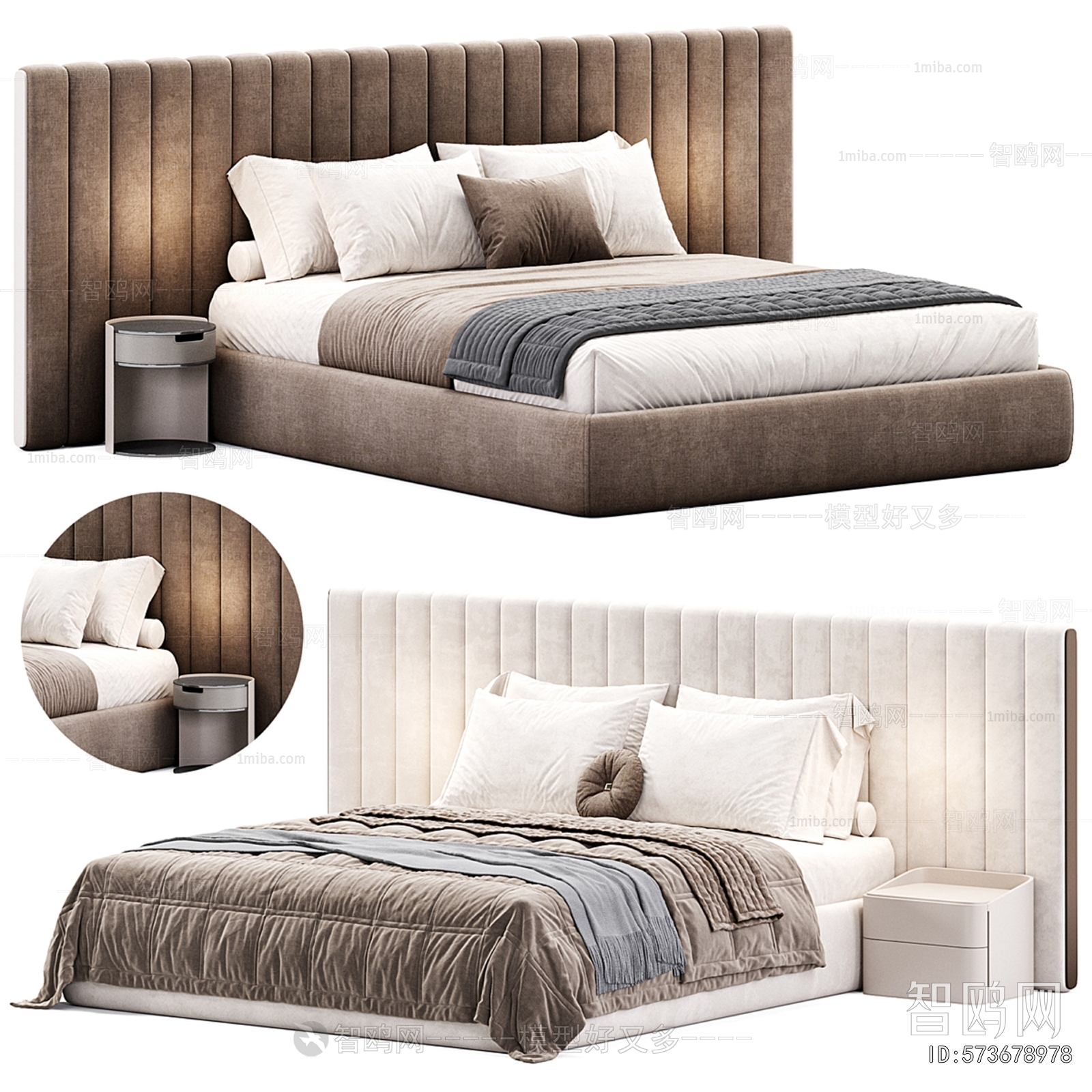 Modern Double Bed
