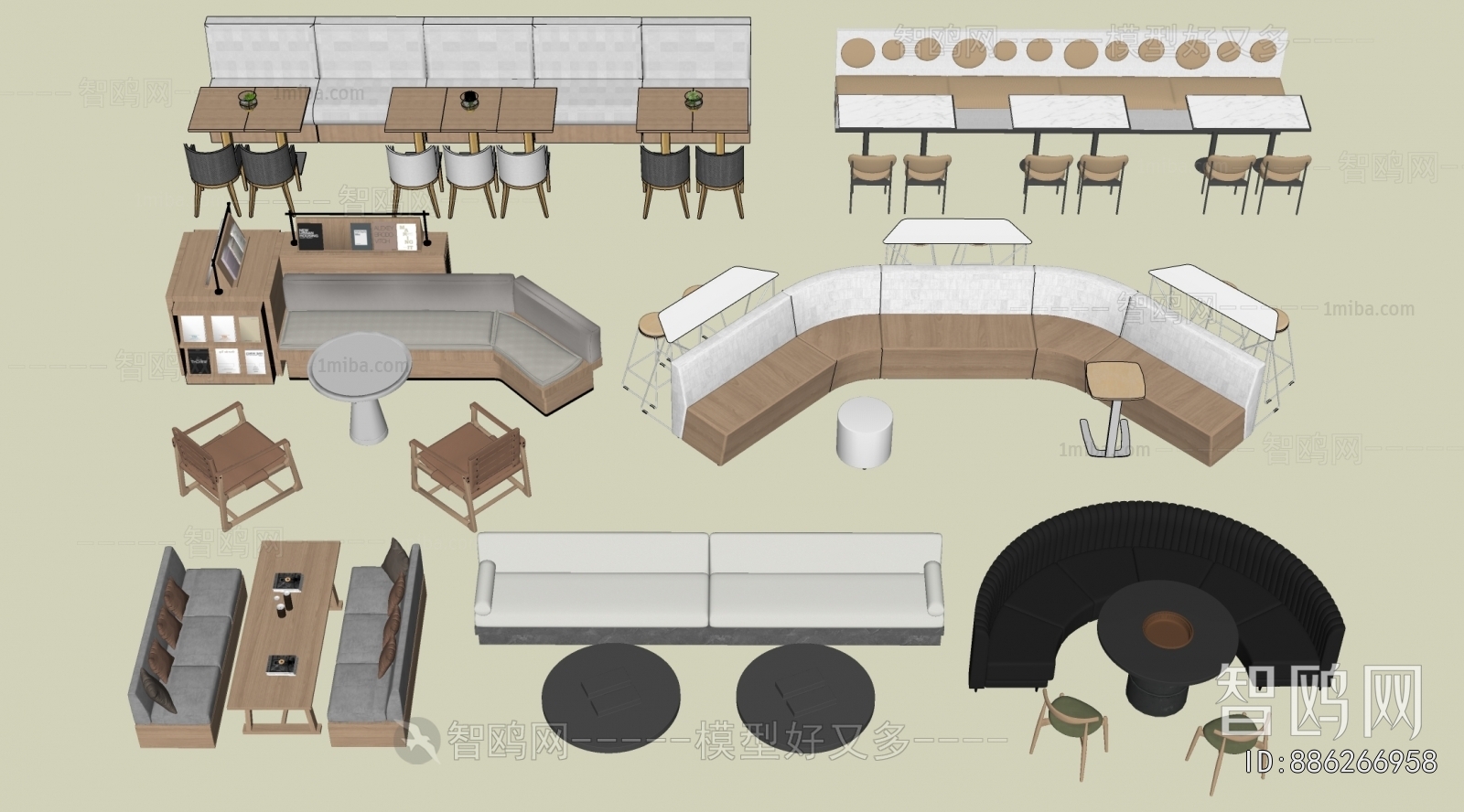 Modern Card Seat Sofa