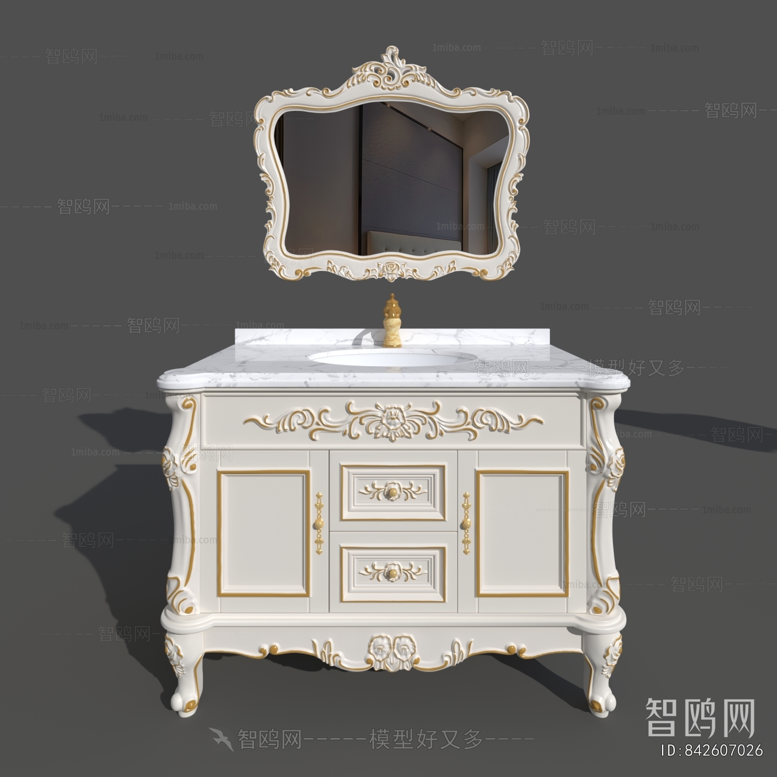 European Style Bathroom Cabinet