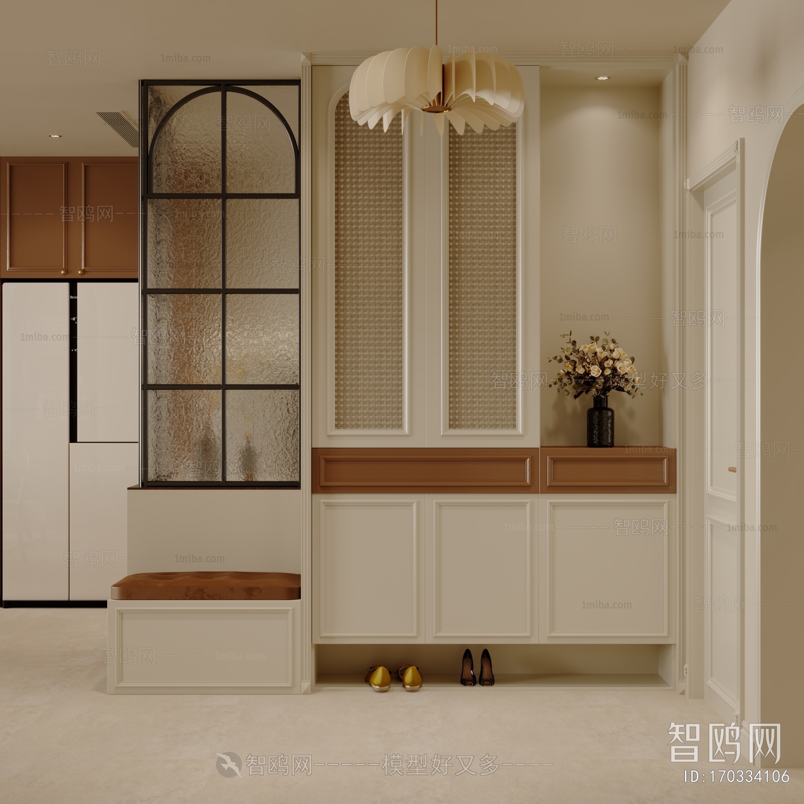 French Style Hallway