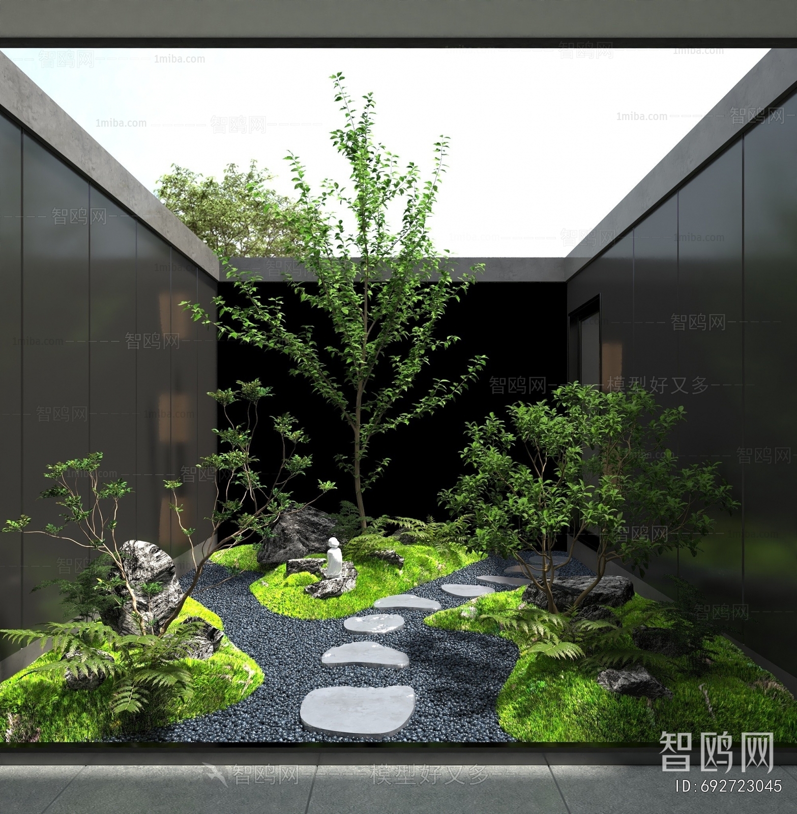 New Chinese Style Courtyard/landscape