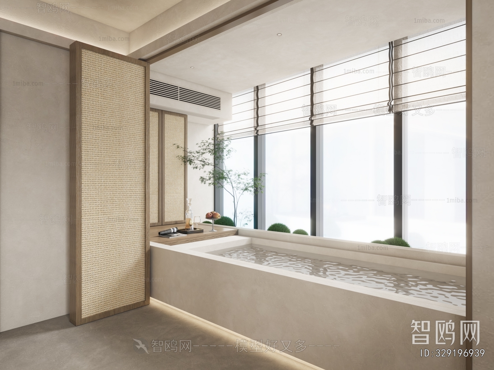 Wabi-sabi Style A Living Room