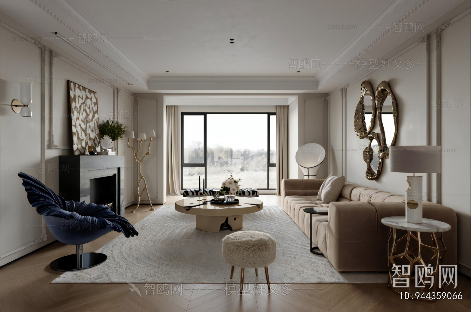 Simple European Style Dining Room