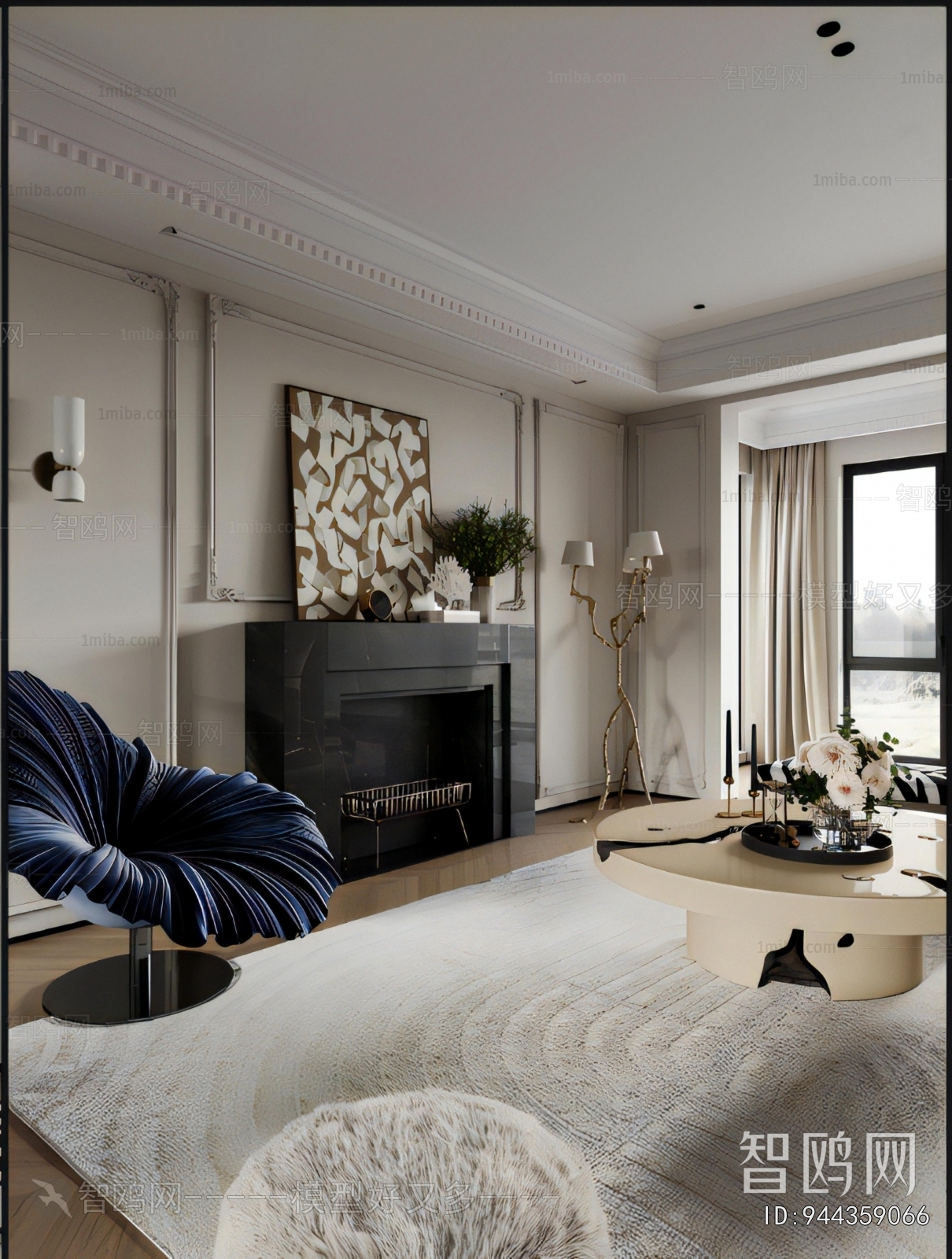 Simple European Style Dining Room