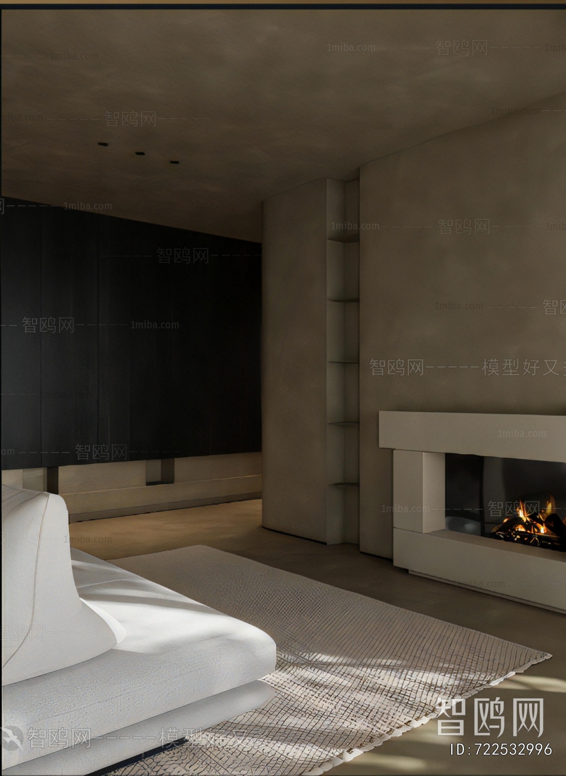 Wabi-sabi Style A Living Room