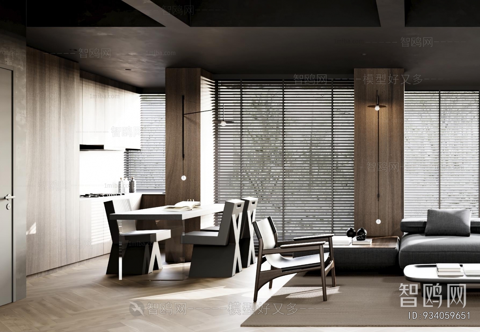 Post Modern Style A Living Room