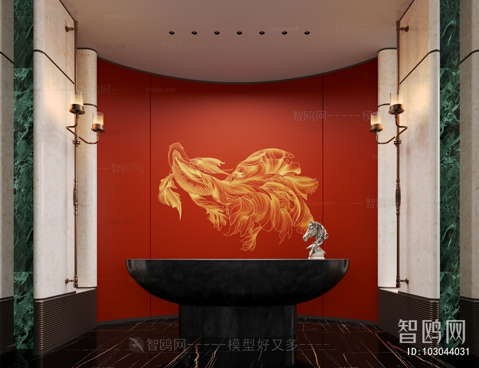 New Chinese Style Lobby Hall