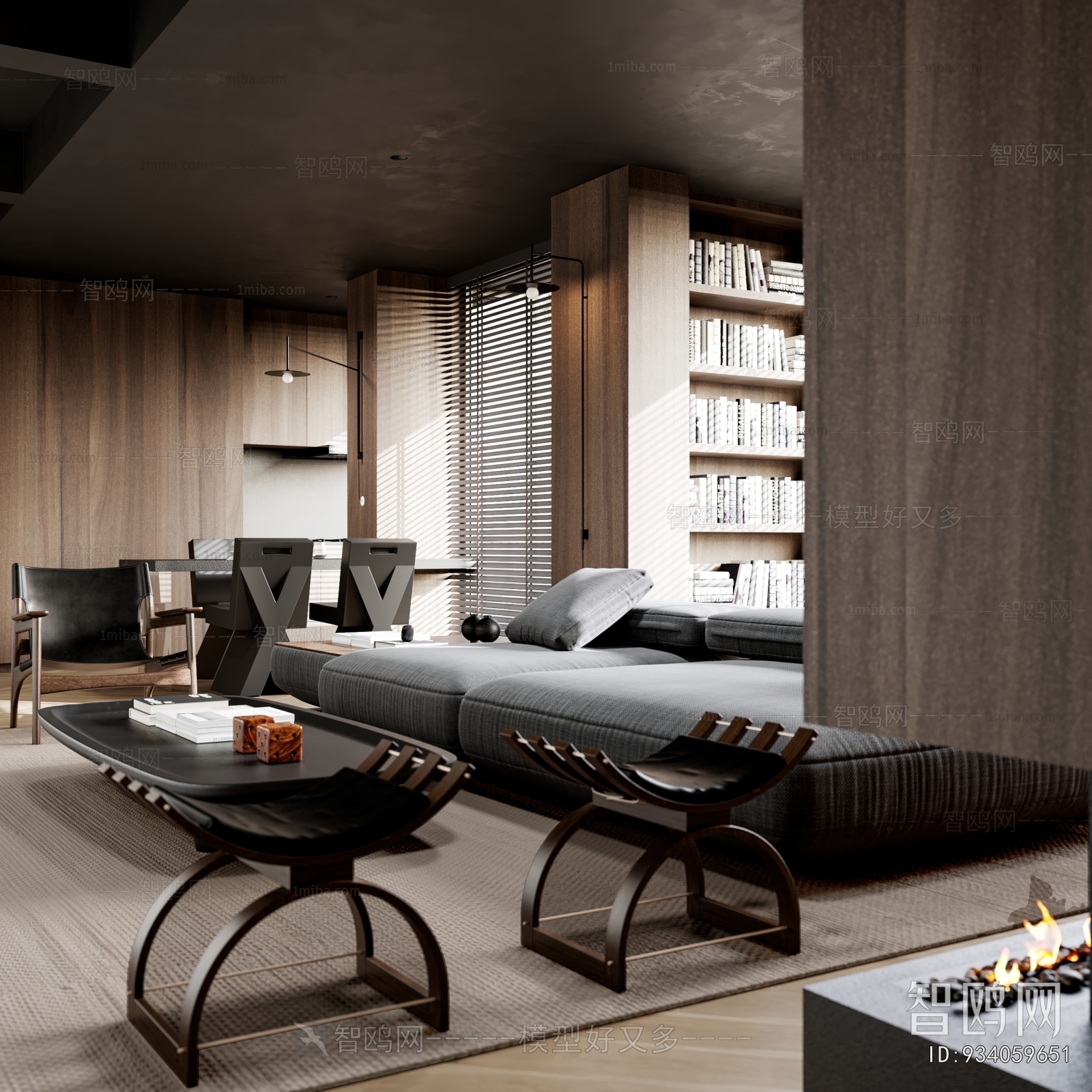 Post Modern Style A Living Room