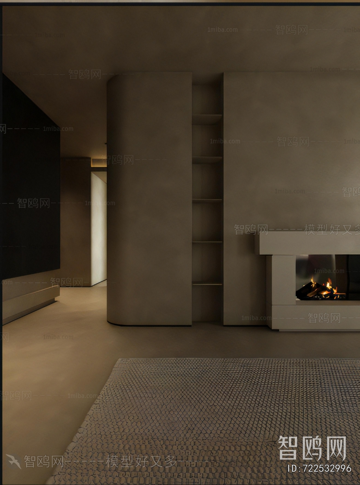 Wabi-sabi Style A Living Room