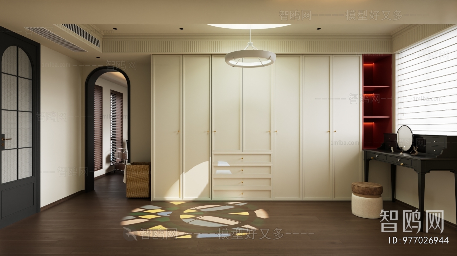 Modern Clothes Storage Area